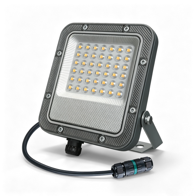 Calex LED Floodlight 30W - 4000K - IP65 - Grey