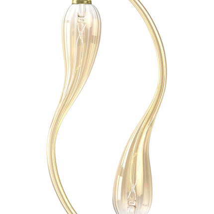 Calex Lamda LED Lamp - E27 - Gold - 4W - Dimmable - 2-Pack