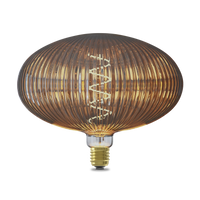 Calex Lille Lampe - E27 - Filament - Rauchglas