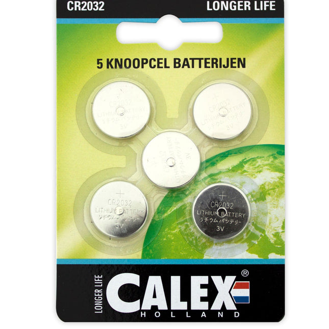 Calex Lithium Cell - CR2032 - 5-Pack
