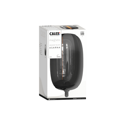 Calex Magneto Asarna LED Lamp - E27 - Black - 4W - Dimmable
