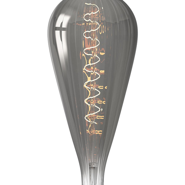 Calex Malaga LED Lamp - E27 - Titanium - 6W - Dimmable