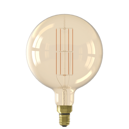 Calex Mega Globe Bulb - E27 - Filament - Gold