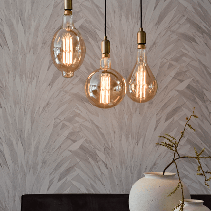 Calex Mega Globe Bulb - E27 - Filament - Gold