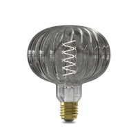 Calex Metz Lampe - E27 - Filament - Rauchglas