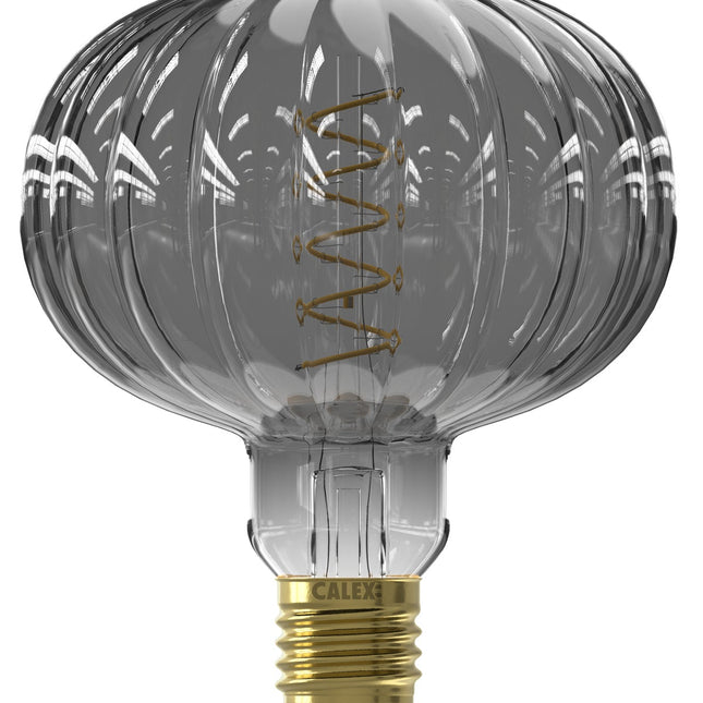 Calex Metz Smokey LED Bulb - E27 - G125 - 4W - Dimmable