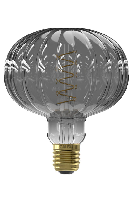 Calex Metz Smokey LED Bulb - E27 - G125 - 4W - Dimmable