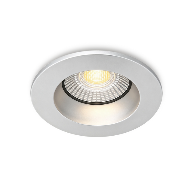 Calex Mini Fire Rated LED Downlight - 4CCT - IP65 - Nickel