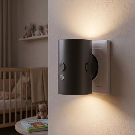 Calex Mini Night Light – Dusk Sensor – Black