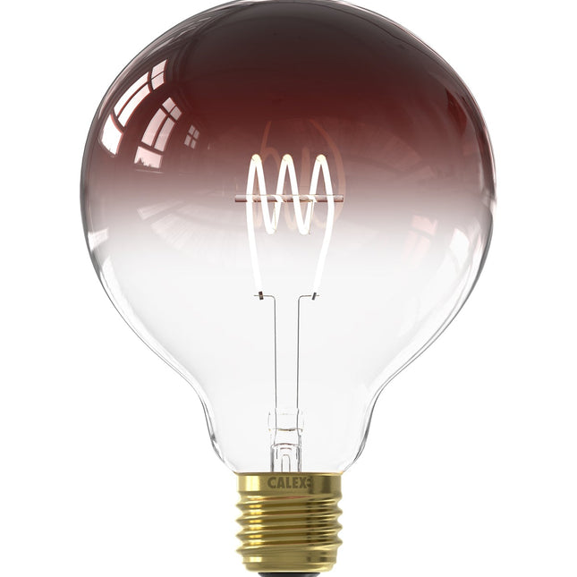 Calex Nora Marron LED Bulb - E27 - G125 - 4W - Dimmable