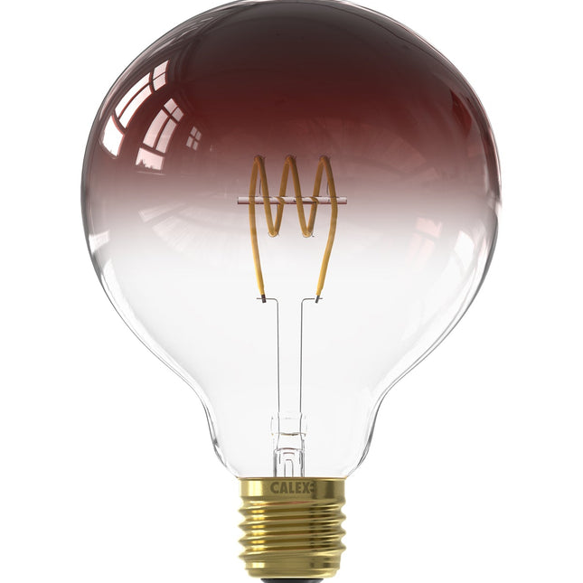 Calex Nora Marron LED Bulb - E27 - G125 - 4W - Dimmable