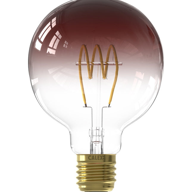 Calex Nora Marron LED Bulb - E27 - G95 - 3W - Dimmable