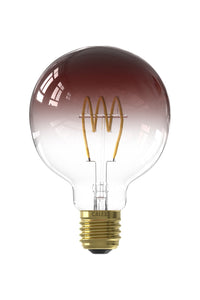 Calex Nora Braun LED-Lampe - E27 - G95 - 3W - Dimmbar