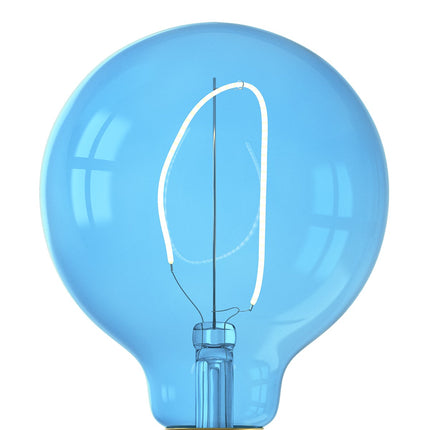 Calex Nora Sapphire Blue LED Bulb - E27 - G95 - 4W - Dimmable