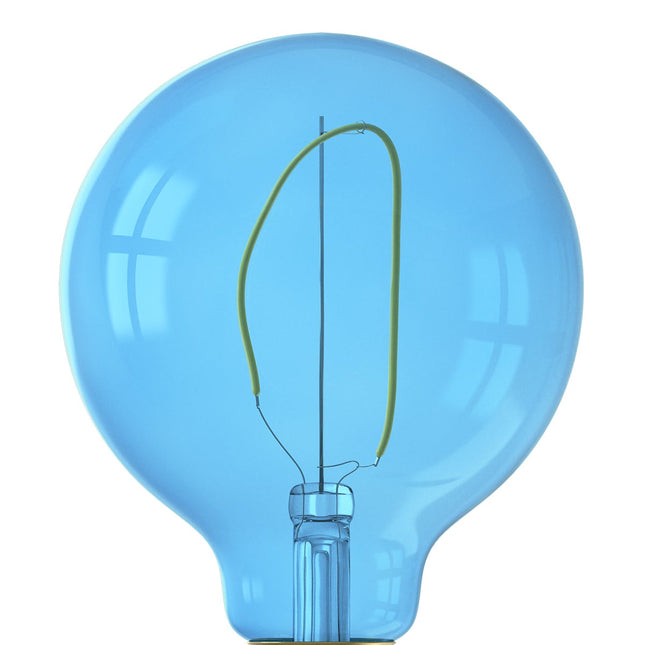 Calex Nora Sapphire Blue LED Bulb - E27 - G95 - 4W - Dimmable