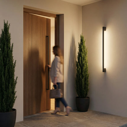 Calex Novara Wall Light – Integrated LED – Black