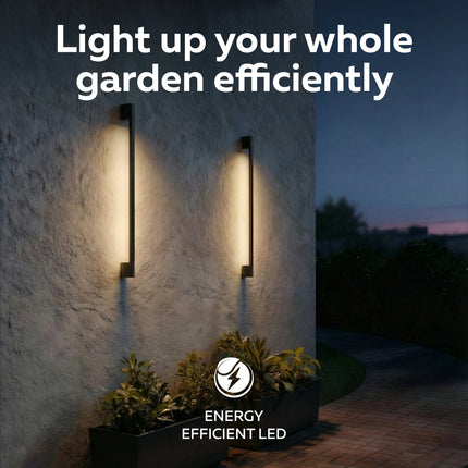 Calex Novara Wall Light – Integrated LED – Black