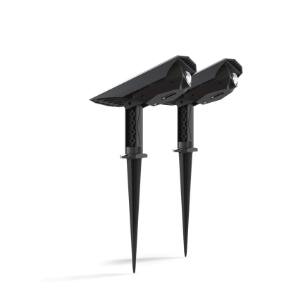 Calex Padoa Solar Garden spot - 2 Pack - Black