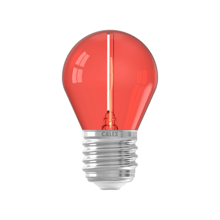 Calex Party Bulb - E27 - G45 - Red