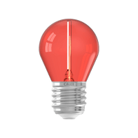Calex Party Lampe - E27 - G45 - Rot