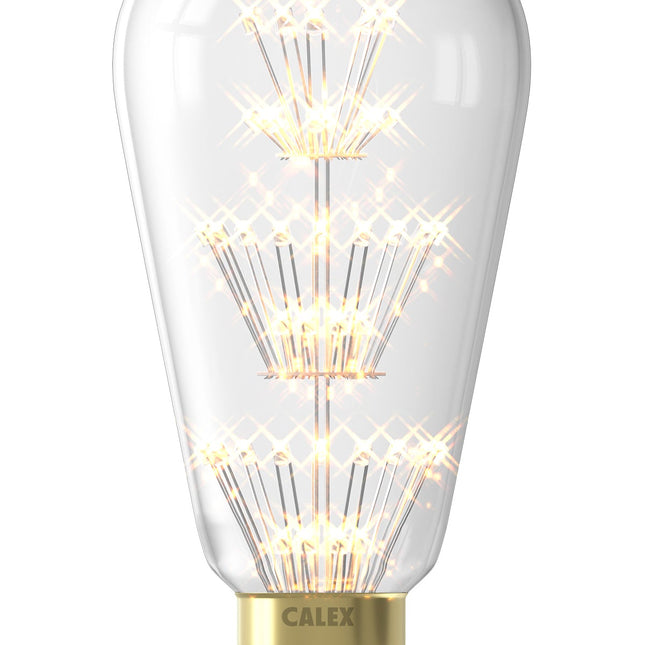 Calex Pearl LED Lamp - B22 - ST64 - Clear - 2W