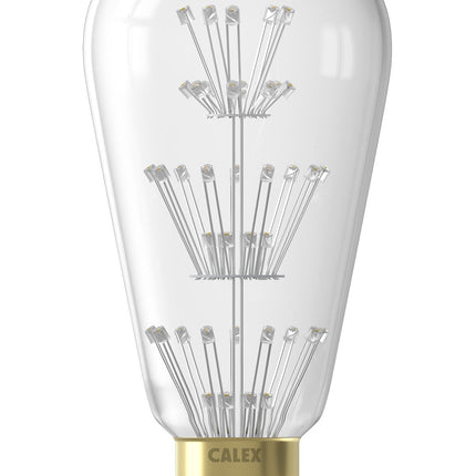 Calex Pearl LED Lamp - B22 - ST64 - Clear - 2W