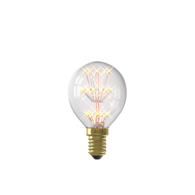 Calex Pearl LED Lamp - E14 - P45 - Clear - 1W