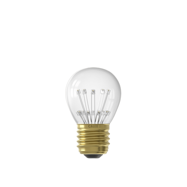 Calex Pearl LED Lamp - E27 - P45 - Clear - 1W