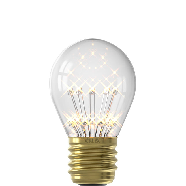 Calex Pearl LED Lamp - E27 - P45 - Clear - 1W