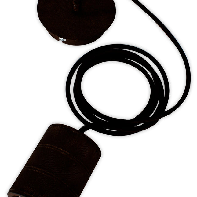 Calex Pendant Lamp - E40 - Black - Excluded Light Source