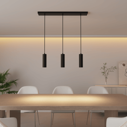 Calex Pendel 3 Lights - GU10 - Black