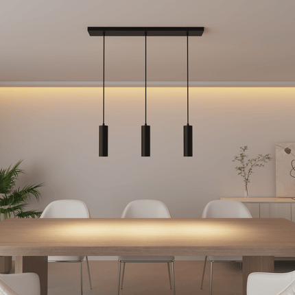 Calex Pendel 3 Lights - GU10 - Black