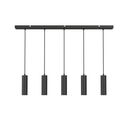 Calex Pendel 5 Lights - GU10 - Black