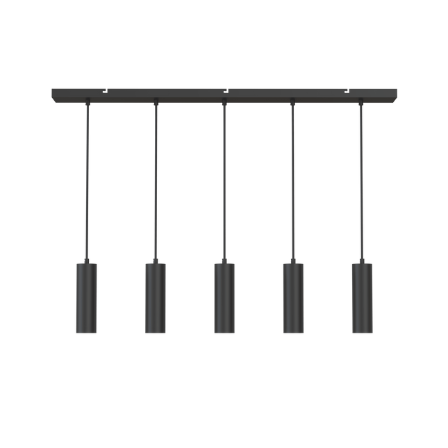 Calex Pendel 5 Lights - GU10 - Black