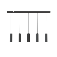 Calex Pendel 5 Lights - GU10 - Black