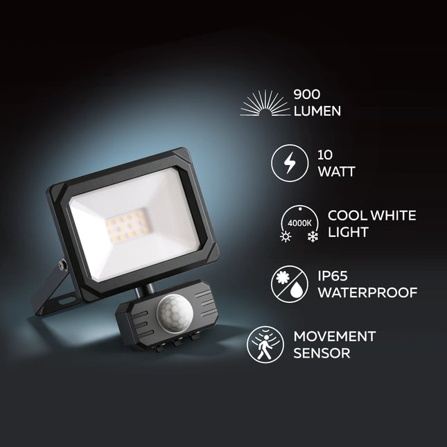 Calex Performance Floodlight - 10W - Motion Sensor