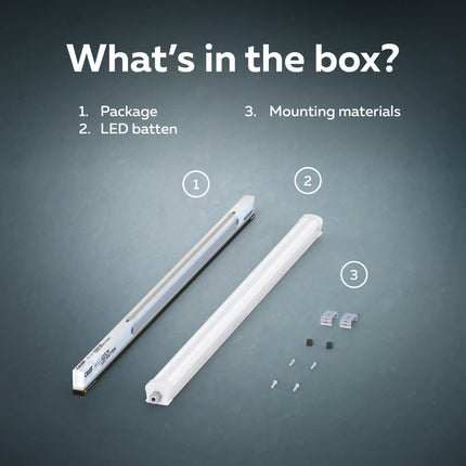 Calex Performance LED Batten - 120cm - IP65