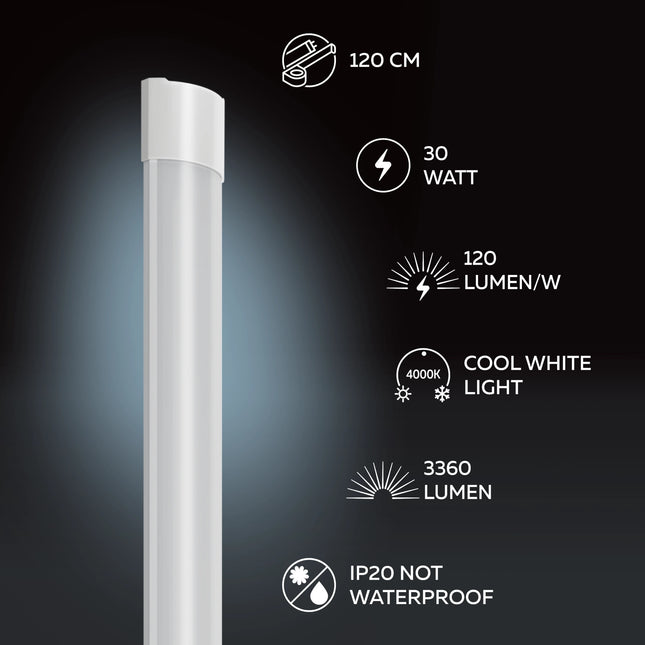 Calex Performance LED Batten - IP20 - 120cm