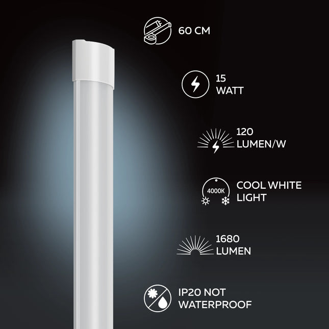 Calex Performance LED Batten - IP20 - 60cm