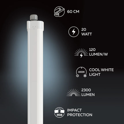 Calex Performance LED Batten - IP65 - 60cm