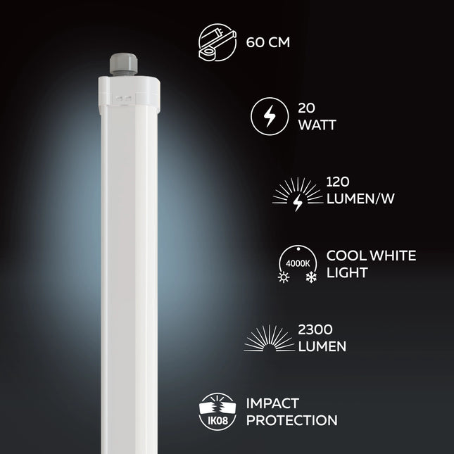 Calex Performance LED Batten - IP65 - 60cm