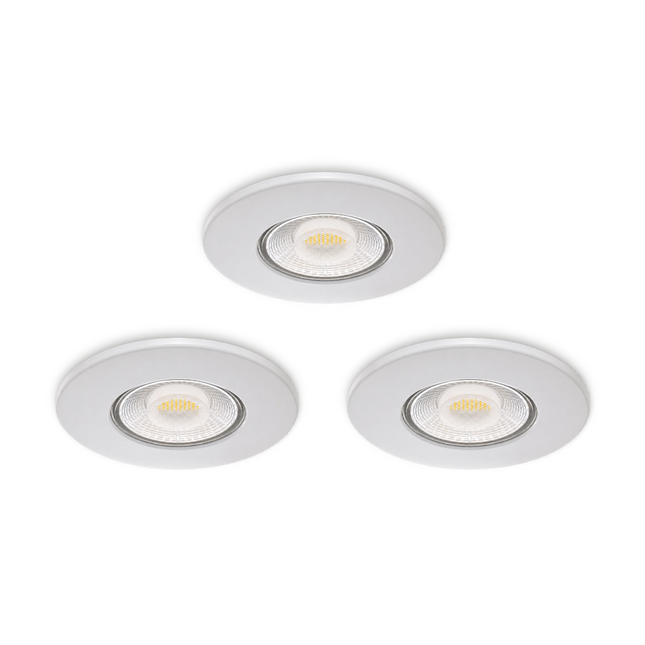 Calex Performance - LED Downlight - 3-Pack - 5W - 4CCT - IP65 - White