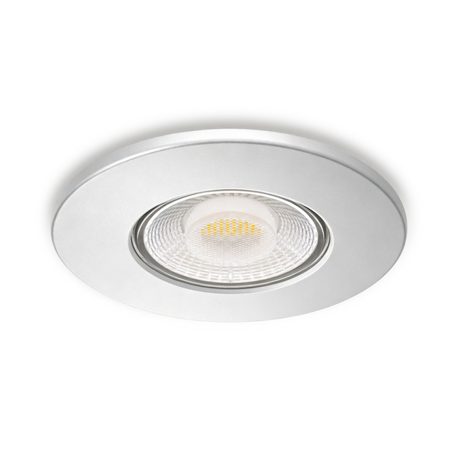 Calex Performance LED Downlight - 5W - 4CCT - IP65 - Brushed Nickel