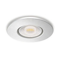 Calex Performance LED Downlight - 5W - 4CCT - IP65 - Brushed Nickel