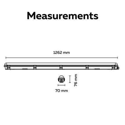 Calex Performance LED Fixture - 120cm - Sensor