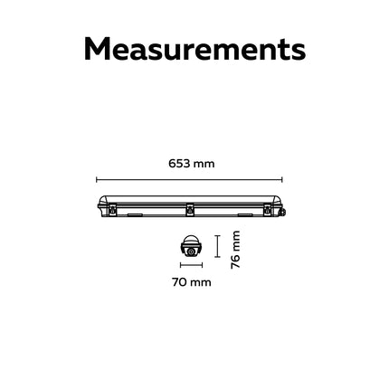 Calex Performance LED Fixture - 60cm - Sensor
