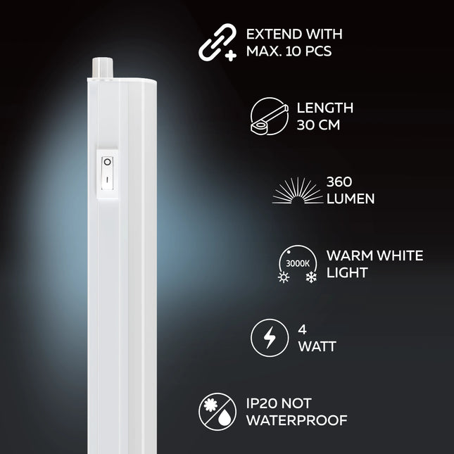 Calex Performance LED T5 Batten - 313mm - White