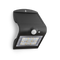 Calex Performance Solar Wall Light - Motion Sensor - 3000K - Black