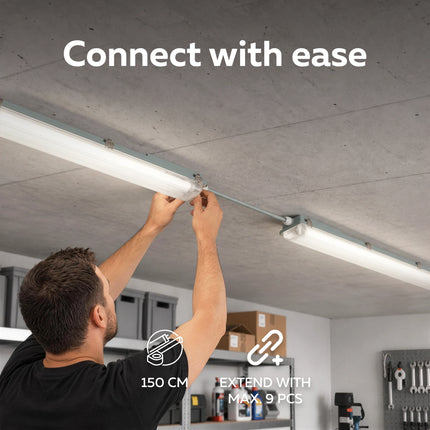 Calex Performance Waterproof Double Fixture - 150cm