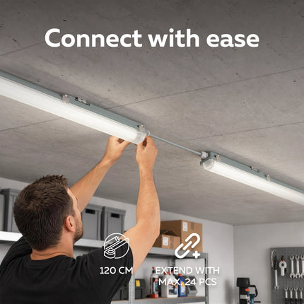Calex Performance Waterproof Fixture - 120cm - IP65